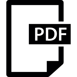 A black PDF Icon